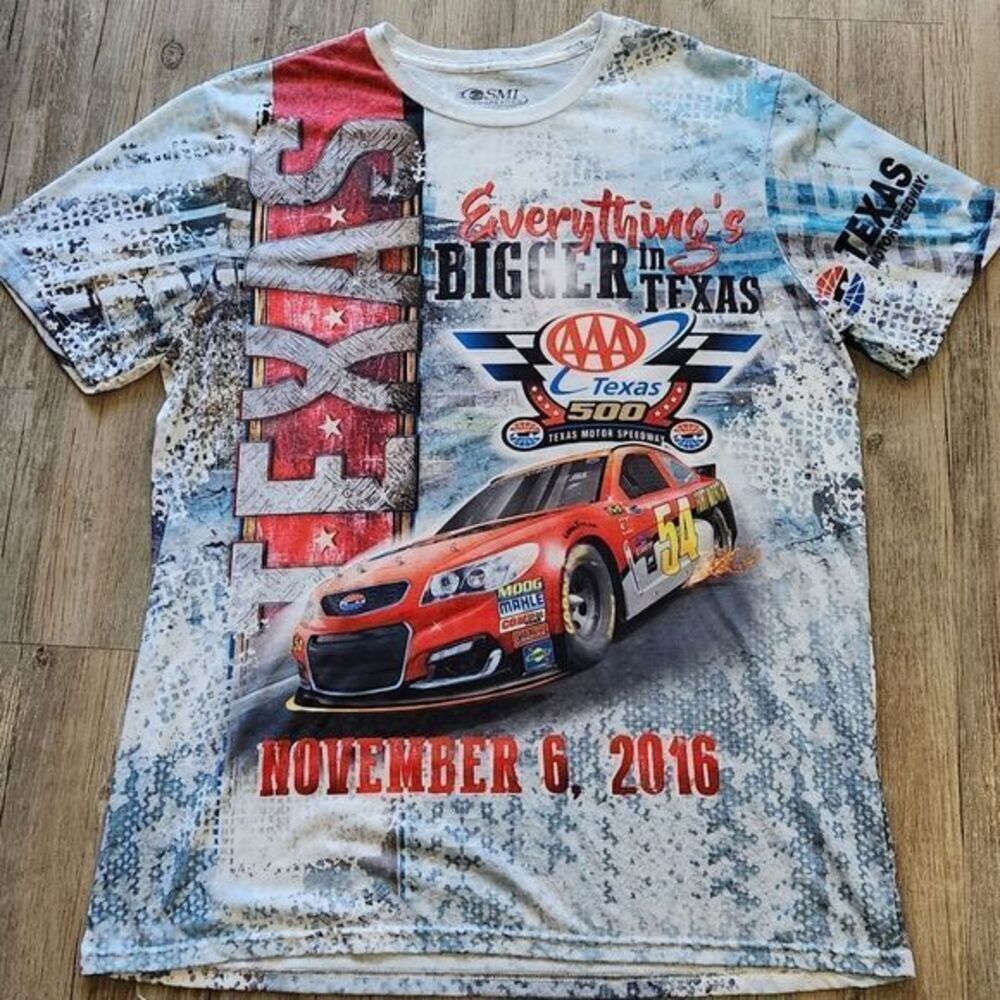Nascar AAA Texas Motor Speedway Nov 6‎ 2016 Race Shirt Size XL